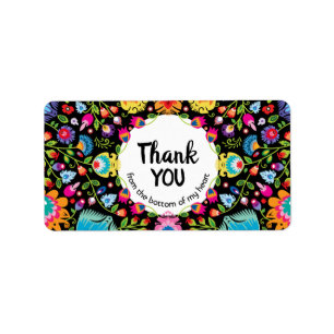 Awesome, custom text Polish folklore Wycinanki Label