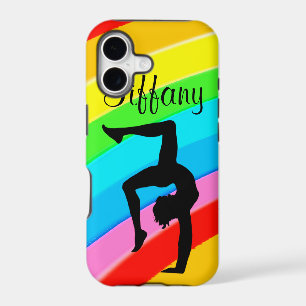 AWESOME CUSTOMIZED GYMNASTICS RAINBOW IPHONE CASE