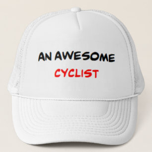 awesome cyclist2 trucker hat