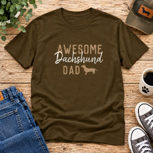 Awesome Dachshund Dad Shirt