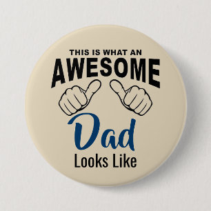 Awesome Dad Button