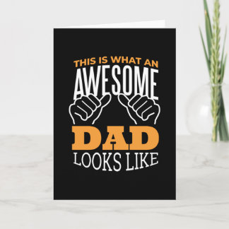 Awesome Dad Card