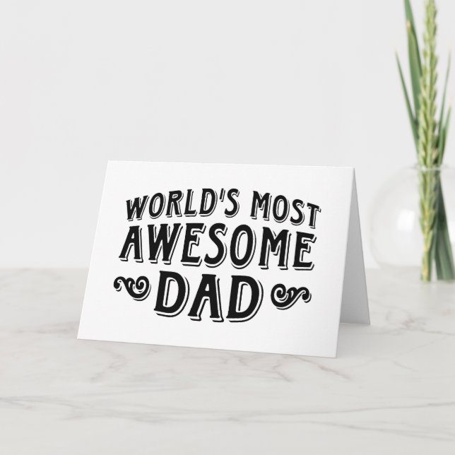 Awesome Dad Card (Front)