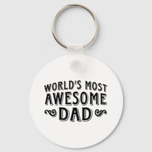 Awesome Dad Keychain