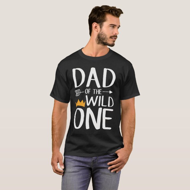 Awesome Dad Of The Wild One Thing T-Shirt (Front Full)