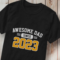 Awesome Dad Since XX Athletic Modern Father's Day