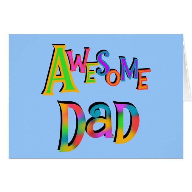 Awesome Dad T-shirts and Gifts (Front Horizontal)