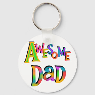Awesome Dad T-shirts and Gifts Keychain