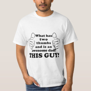 Awesome dad with thumbs T-Shirt