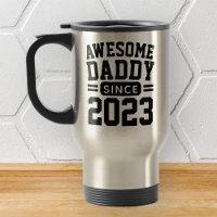 Awesome Daddy Since Athletic Modern Father's Day
