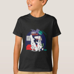 Awesome Dalmatian Dogs Tattoo Shop Dog Mom Dog Dad T-Shirt