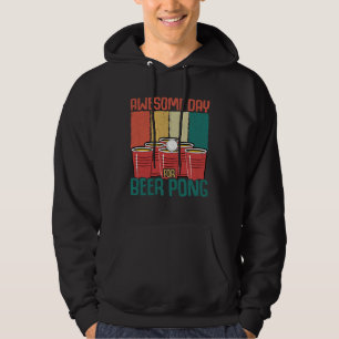 Awesome Day For Beer Pong Sports Player Graphic Hoodie