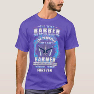 Awesome Dedicated Barber T-Shirt