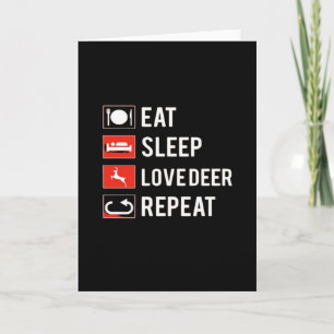 Awesome Deer Lover Creative MoFolded Greeting Card