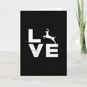 Awesome Deer Lover Trendy AestFolded Greeting Card