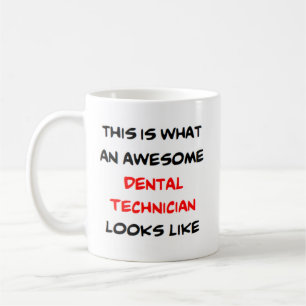 awesome dental technician coffee mug