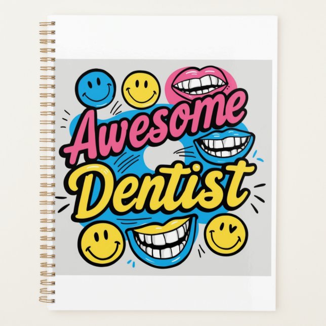 Awesome dentist thanks planner (Front)