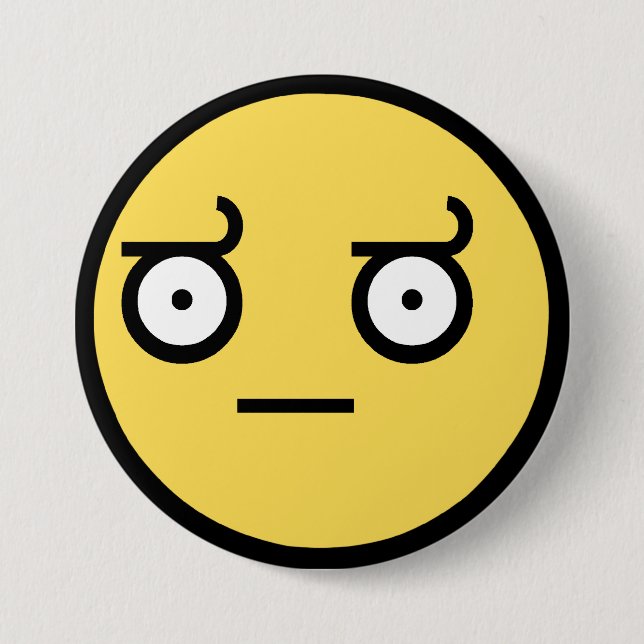 Awesome Disapproval Face 3 Inch Round Button (Front)