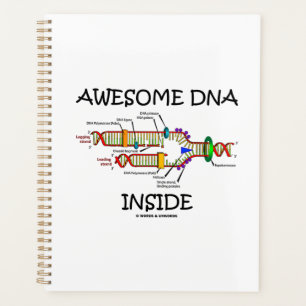 Awesome DNA Inside Molecular Biology Humor Planner