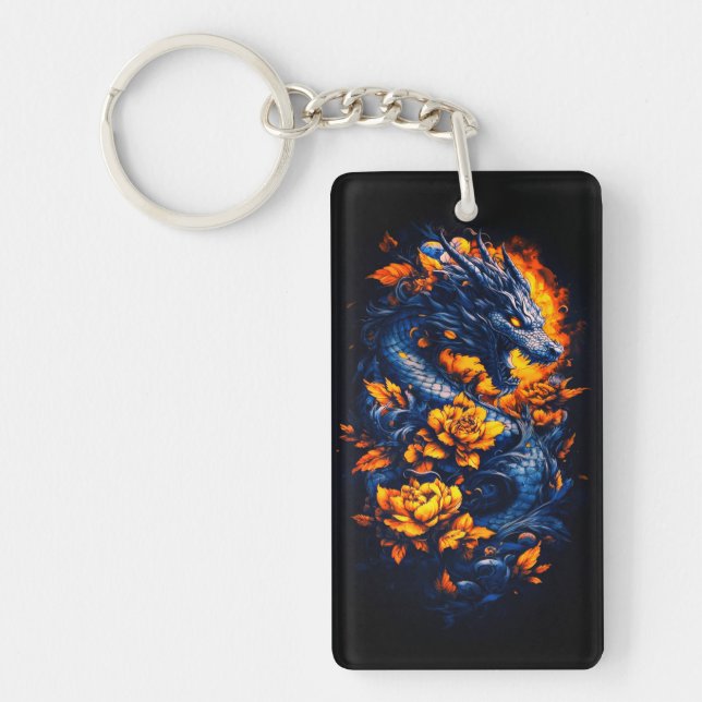 Awesome Dragon Keychain (Front)