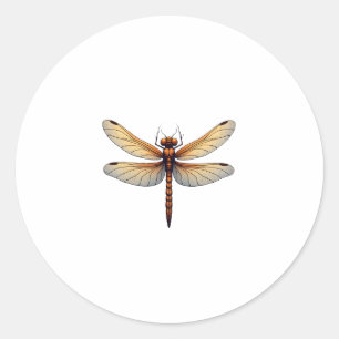 Awesome Dragonfly Costume for Boys and Girls Classic Round Sticker
