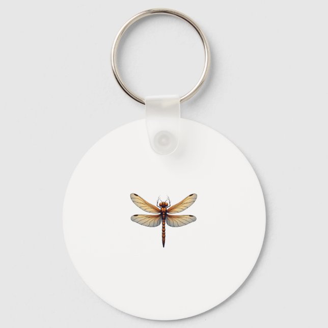 Awesome Dragonfly Costume for Boys and Girls Keychain (Front)