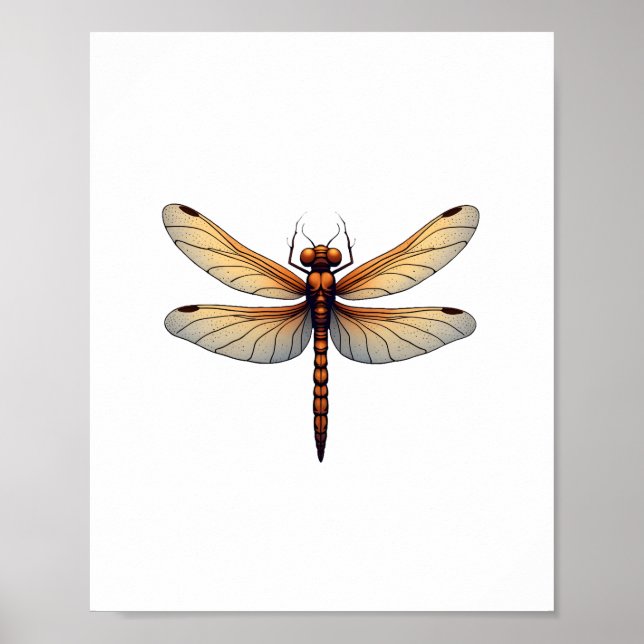 Awesome Dragonfly Costume for Boys and Girls Poster (Front)