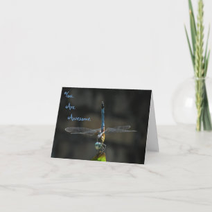 Awesome Dragonfly Thank You Friend Note Card