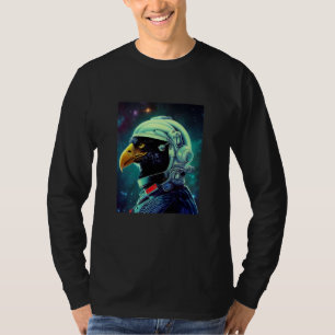 Awesome Eagle Astronaut Cosmonaut Astronomy Astrop T-Shirt