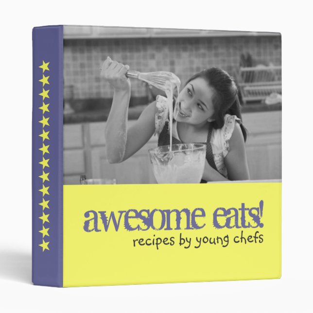 Awesome Eats Recipe Binder (Front/Spine)