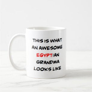 awesome egyptian grandma coffee mug