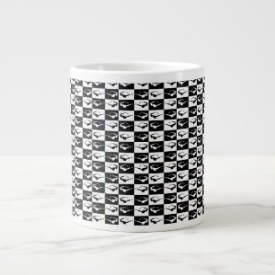 Awesome Eighties Mod Sunglasses Checkers Large Coffee Mug