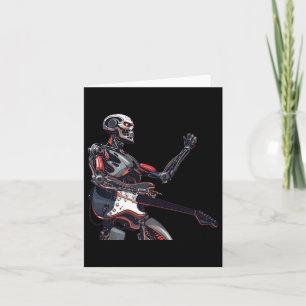 Awesome Electric Guitar Robot Outfit For Boys And  Card