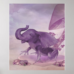Awesome Elephant Frog   Amazing Hybrid Print Art