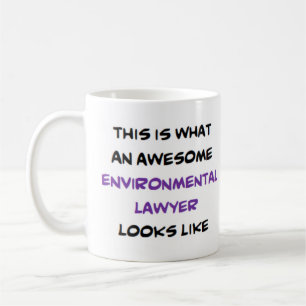 awesome environmental lawyer coffee mug