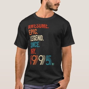 Awesome Epic Legend Since May 1995 27th Birthday T-Shirt