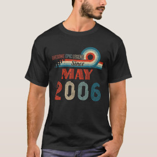 Awesome Epic Legend Since May 2006 16Th Birthday G T-Shirt