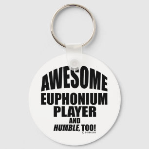 Awesome Euphonium Player Keychain