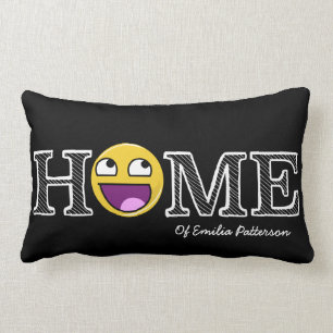 Awesome Face Awesome Housewarming Lumbar Pillow