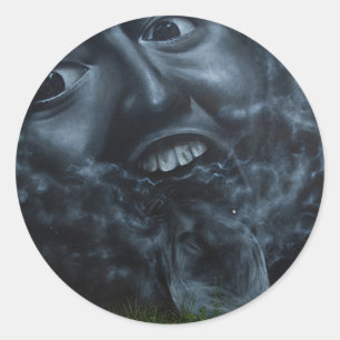 Awesome face graffiti - Sticker