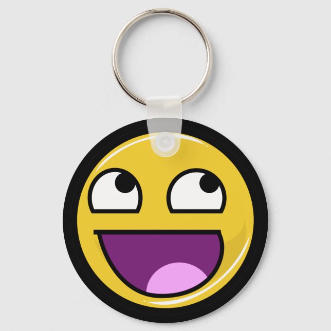 Awesome Face Internet Meme Keychain (Front)