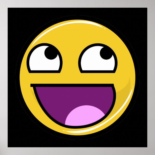 Awesome Face Internet Meme Poster (Front)