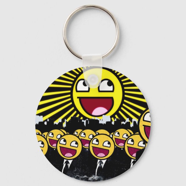 Awesome Face Keychain (Front)