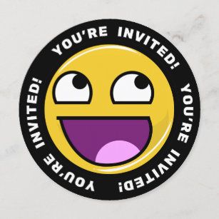 Awesome Face Meme Invitation