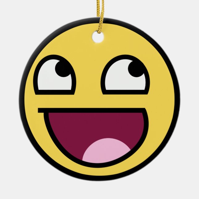Awesome Face Ornament (Front)