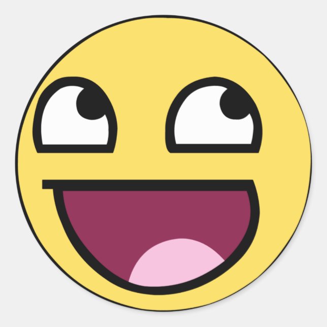 Awesome Face Sticker (Front)