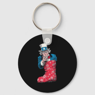 Awesome Festive Sock With Sam And Us Colours For C Keychain