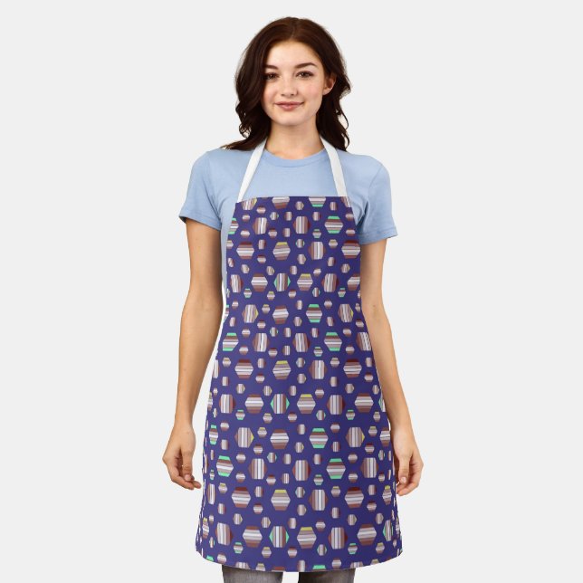 Awesome Floral Pattern Apron (Worn)