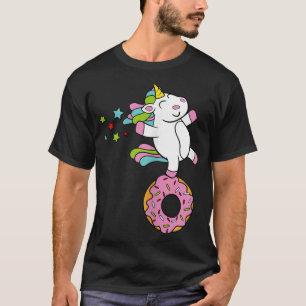 Awesome Funny Unicorn Fairy Tales Story Doughnut T-Shirt