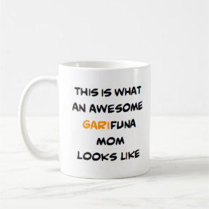 awesome garifuna mom coffee mug